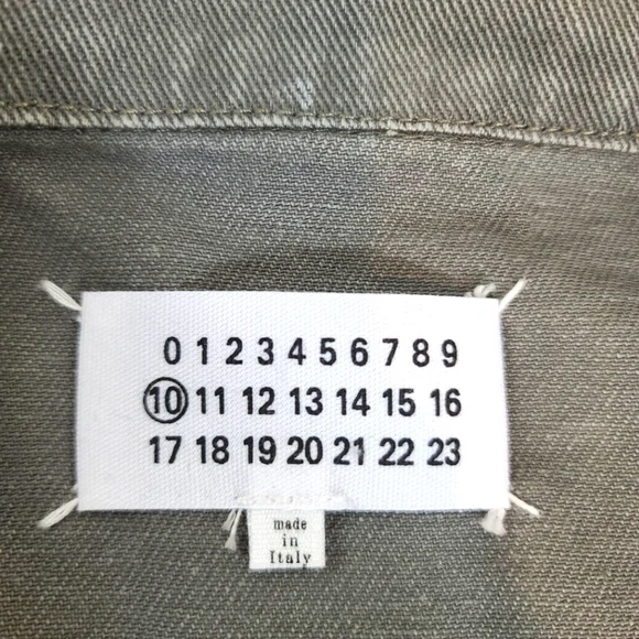 Maison Margiela Men’s Luxury Denim Jacket – Made in Italy – Gray – Size 46 - Picture 6 of 13